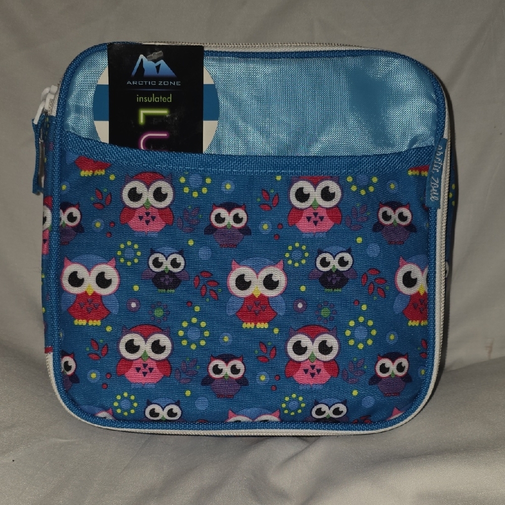 Arctic Zone Kids Owl Lunch Bag With Accessories